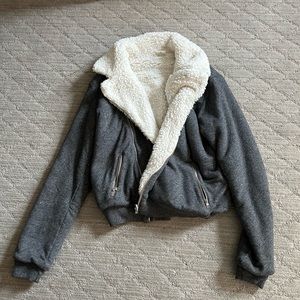 Abercrombie and Fitch sherpa lined jacket
